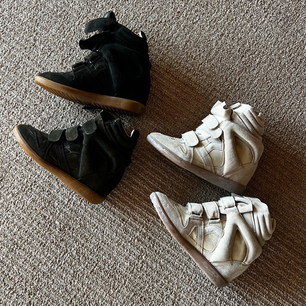 Isabel Marant hidden heel sneakers